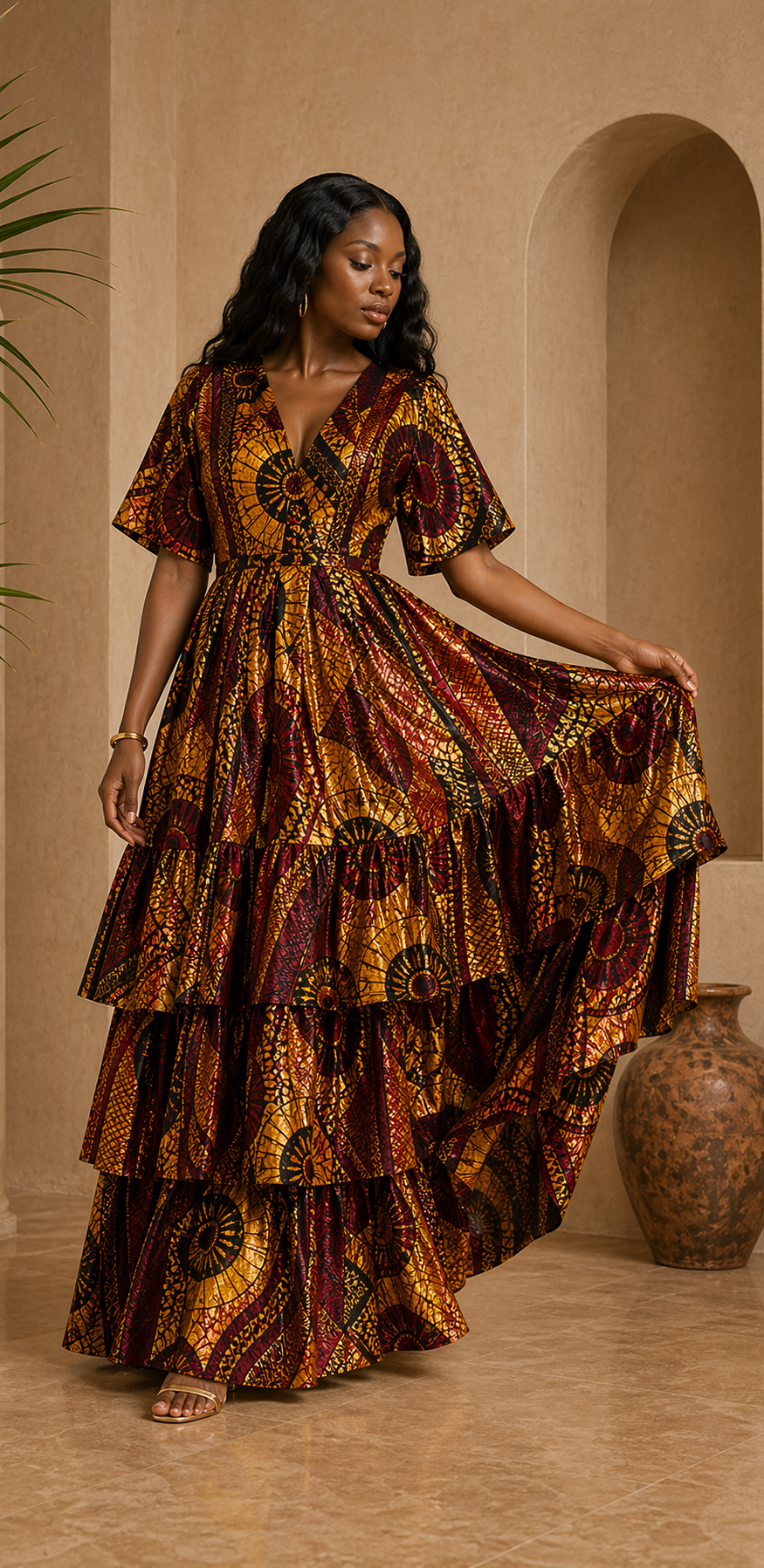 Esi Tiered Maxi Dress