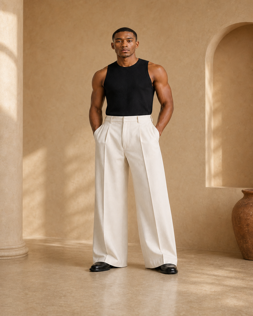 Ade Wide-Leg Trousers
