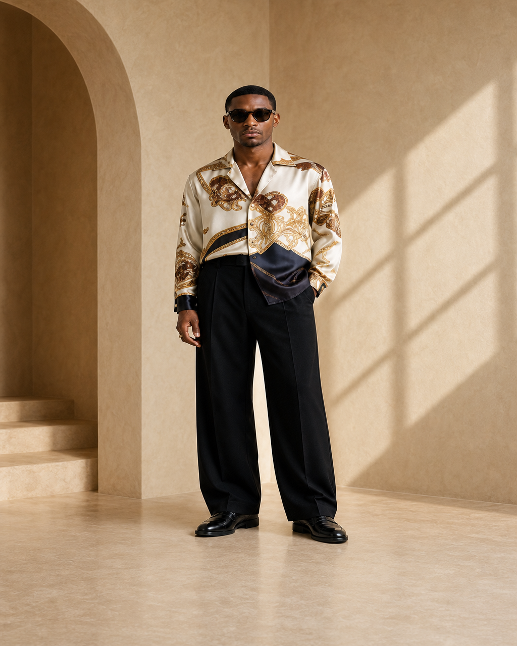Toro Silk Scarf Shirt